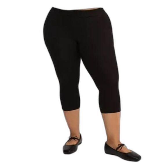 Torrid Active Black Side Pocket Cropped Leggings Size 4 (4X) - Picture 1 of 11